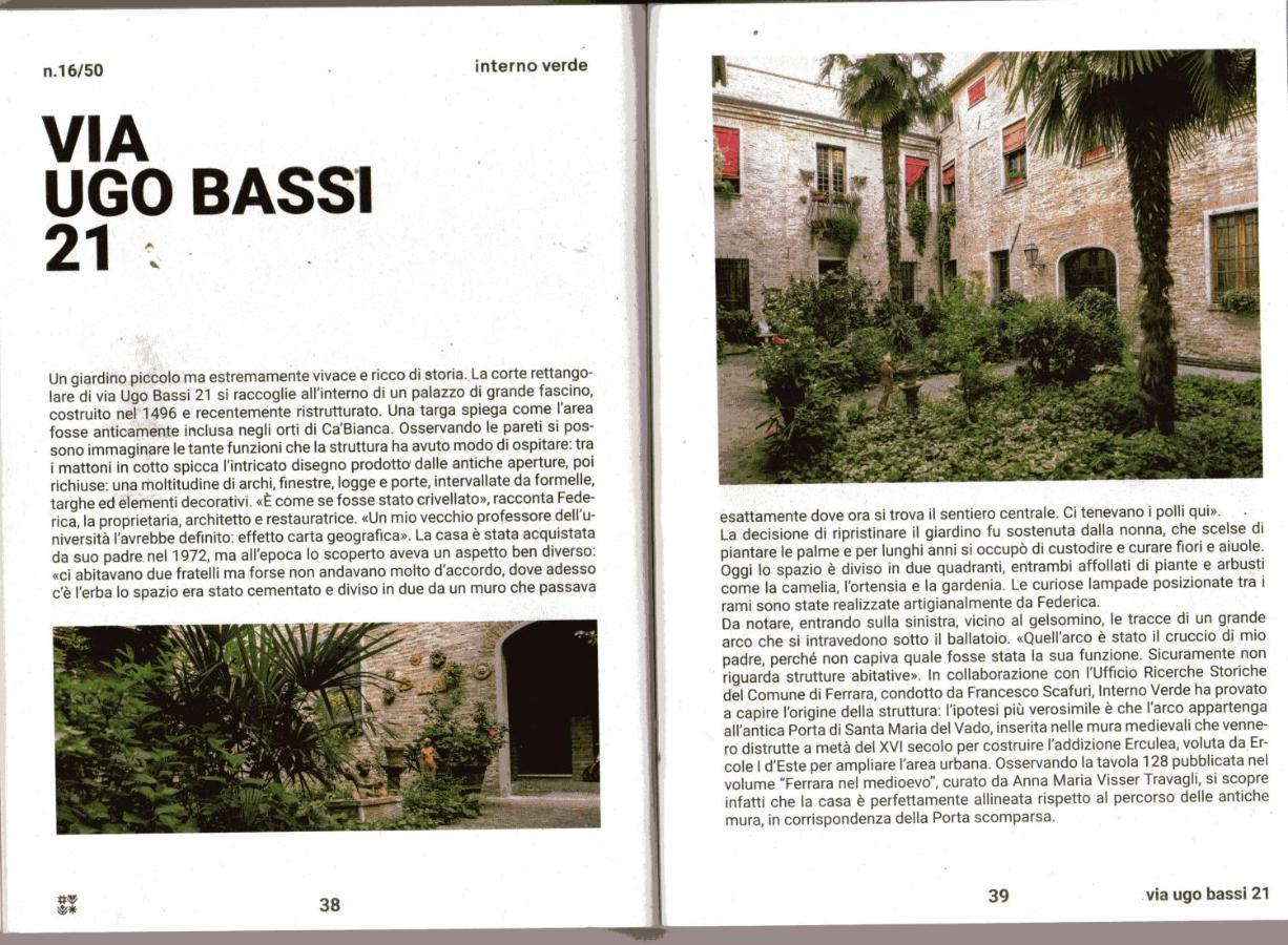 Il Giardino Segreto Leilighet Ferrara Eksteriør bilde